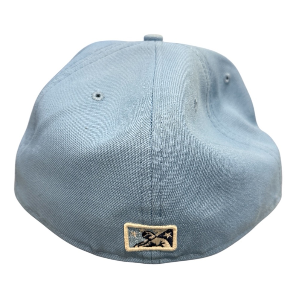 Wilmington Blue Rocks New Era 59fifty Size 7 3/4 MiLB Baseball Blue Hat Cap - Picture 4 of 8